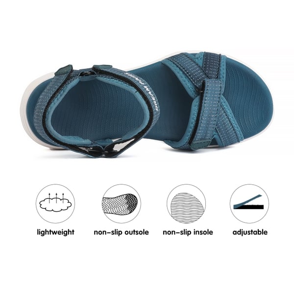 Outdoor Athletic Hiking Sandals - DARK BLUE - 2